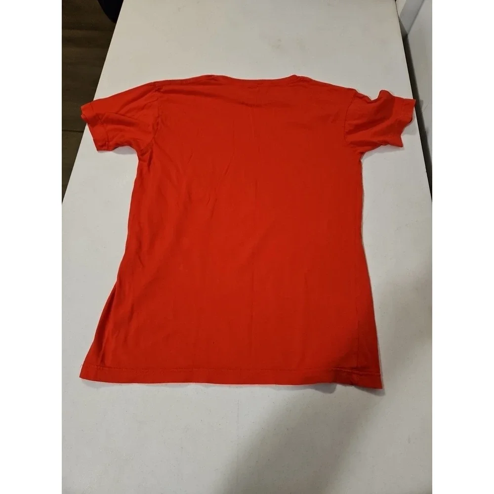 True‎ Religion Short Sleeve T-Shirt Buddha Logo Graphic Red Men's Size M (1511
